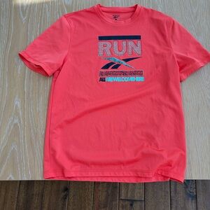 Reebok Men's Graphic Tee - Bright Coral